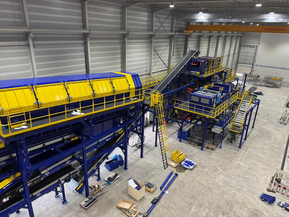 Montáž třídící linky