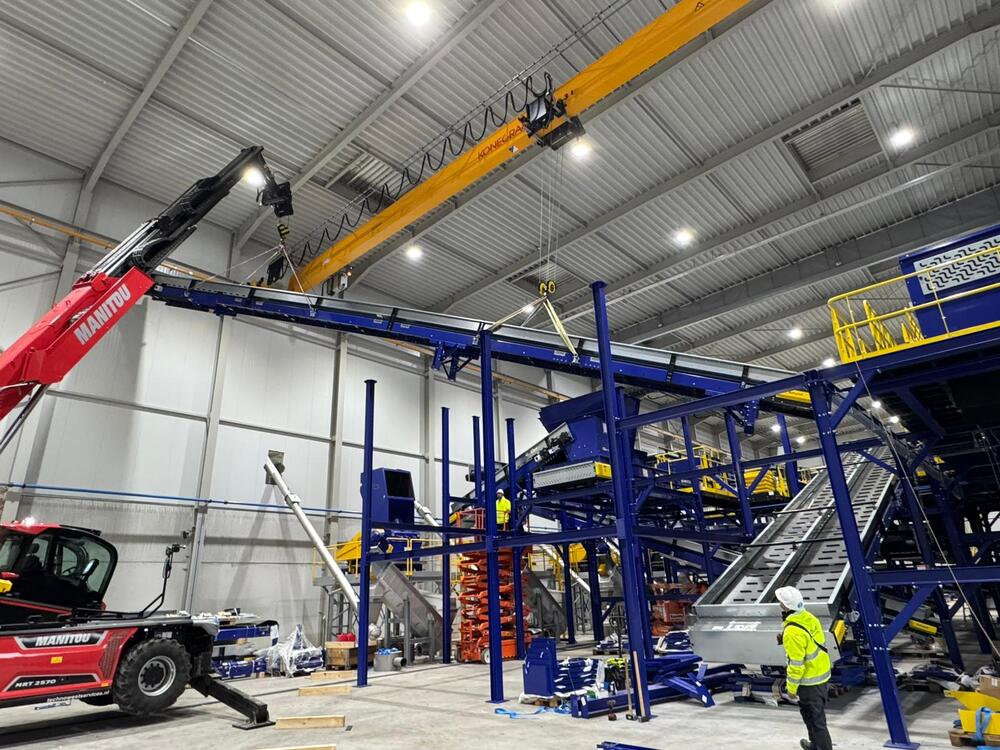 Montáž třídící linky