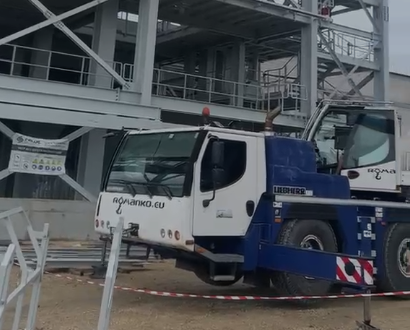 Montáž technologie v betonárně